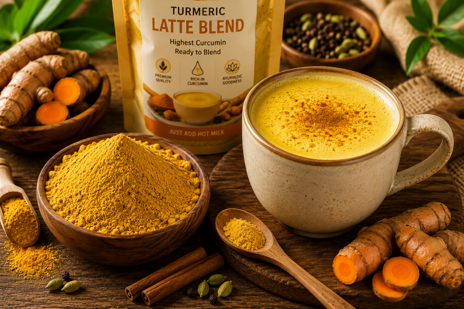 Lakadong Turmeric Latte Blend